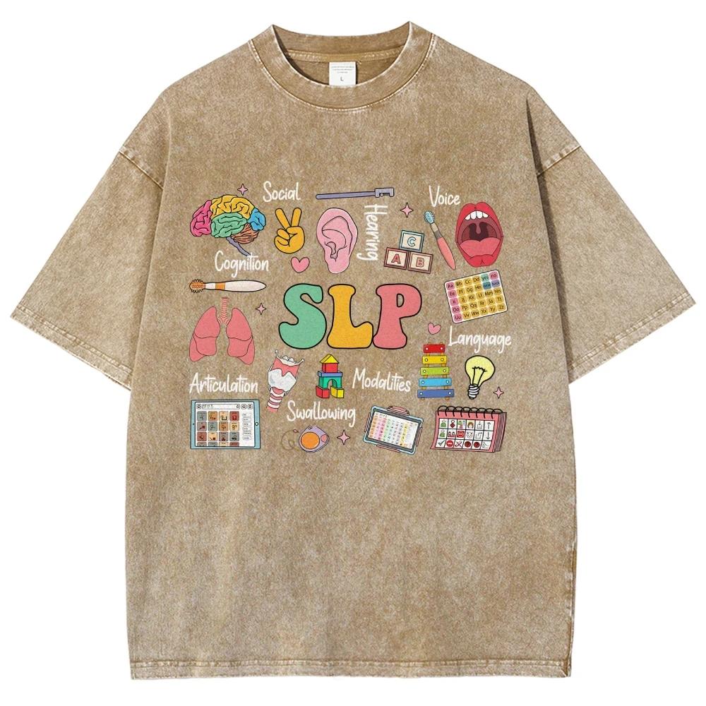 Colorful Letter Print Women's T-Shirt Loose Water System Oversized Short Sleeve Fashion Design Casual Cute Top