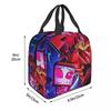 Hazbins Hotels Alastor Vox 2 Thermal Insulated Lunch Bag for Office Portable Food Bag Container Thermal Cooler Lunch Boxes