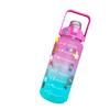 New 2000ml Gradient Water Bottle Frosted Cup Large Capacity Water Bottle Anti Falling Sports Water Bottle