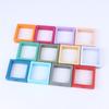 10Pcs Transparent Floating Display Box Plastic Film Jewelry Packaging Box Jewelry Necklace Ring And Collectible Storage Box