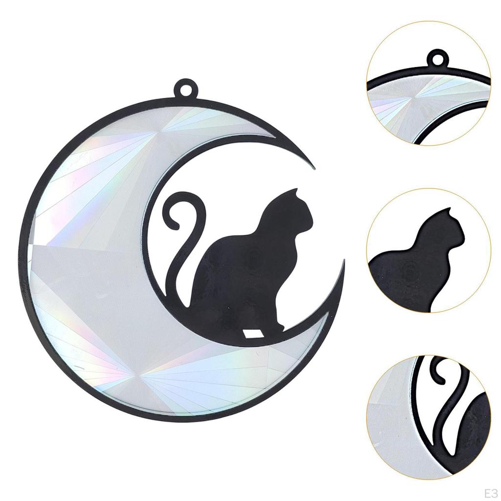 Acrylic Hanging Decoration Window Indoor Garden Easy To Hang Multifunctional Reach Hand Cat