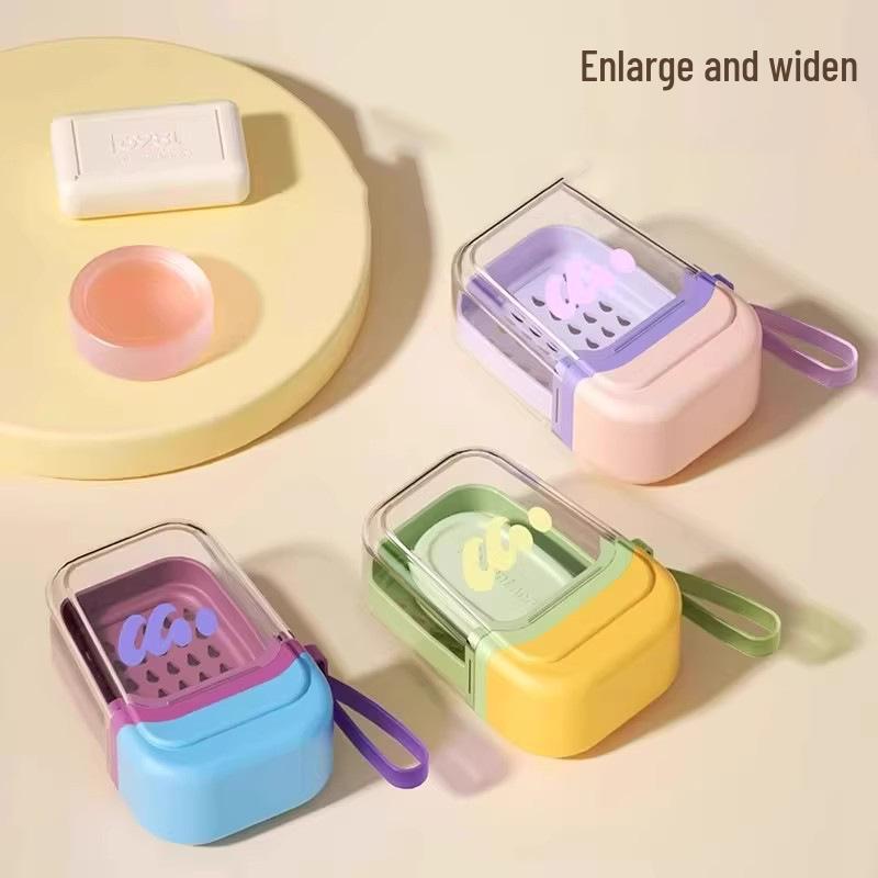Travel Soap Box: Compact, Portable with Double-Layer Drainage and Advanced Sealing - Newcomer Discount 5 Yuan