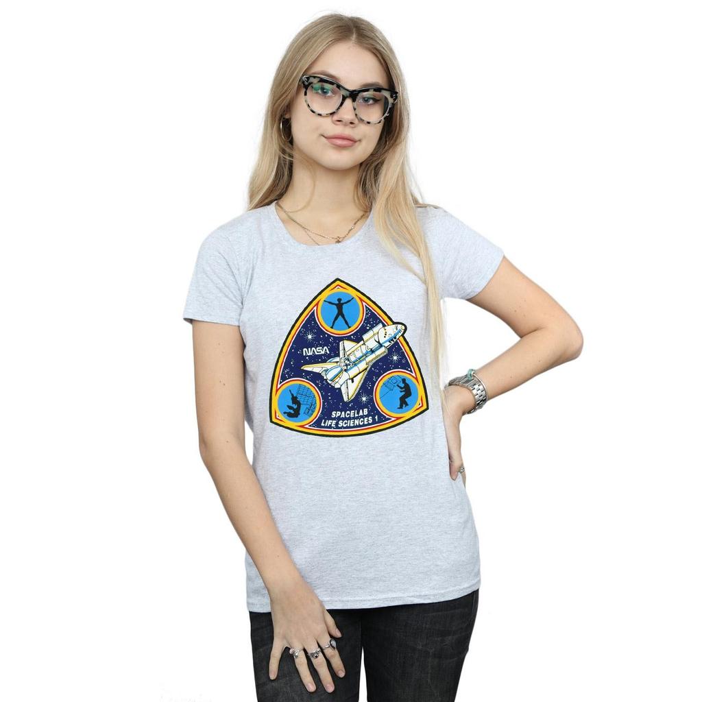 T-shirt en coton classique Spacelab Sciences de la vie pour femmes/dames de la NASA