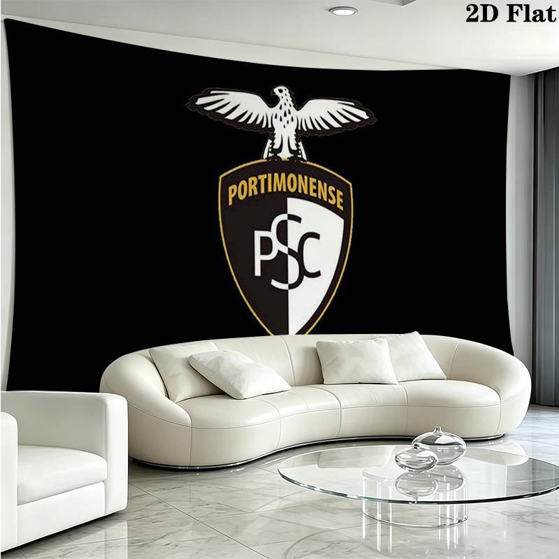 Portimonense SC Wall Tapestry Aesthetic Wall Hanging Printed Fabric Blanket Decorative Tapestries for Bedroom Living Room Home Decor