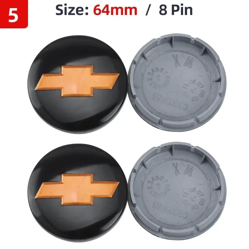 Bxhm8 4τμχ 53mm 58mm 59mm 64mm Καλύμματα Κέντρου Τροχών Αυτοκινήτου για Chevrolet Silverado Cavalier Equinox RS Trailblazer Spark