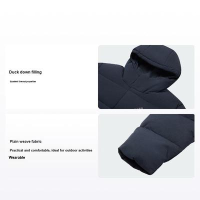 Helionic Soft Skin Bequeme Warme Daunenjacke mit Kapuze Herrenjacke KE5407
