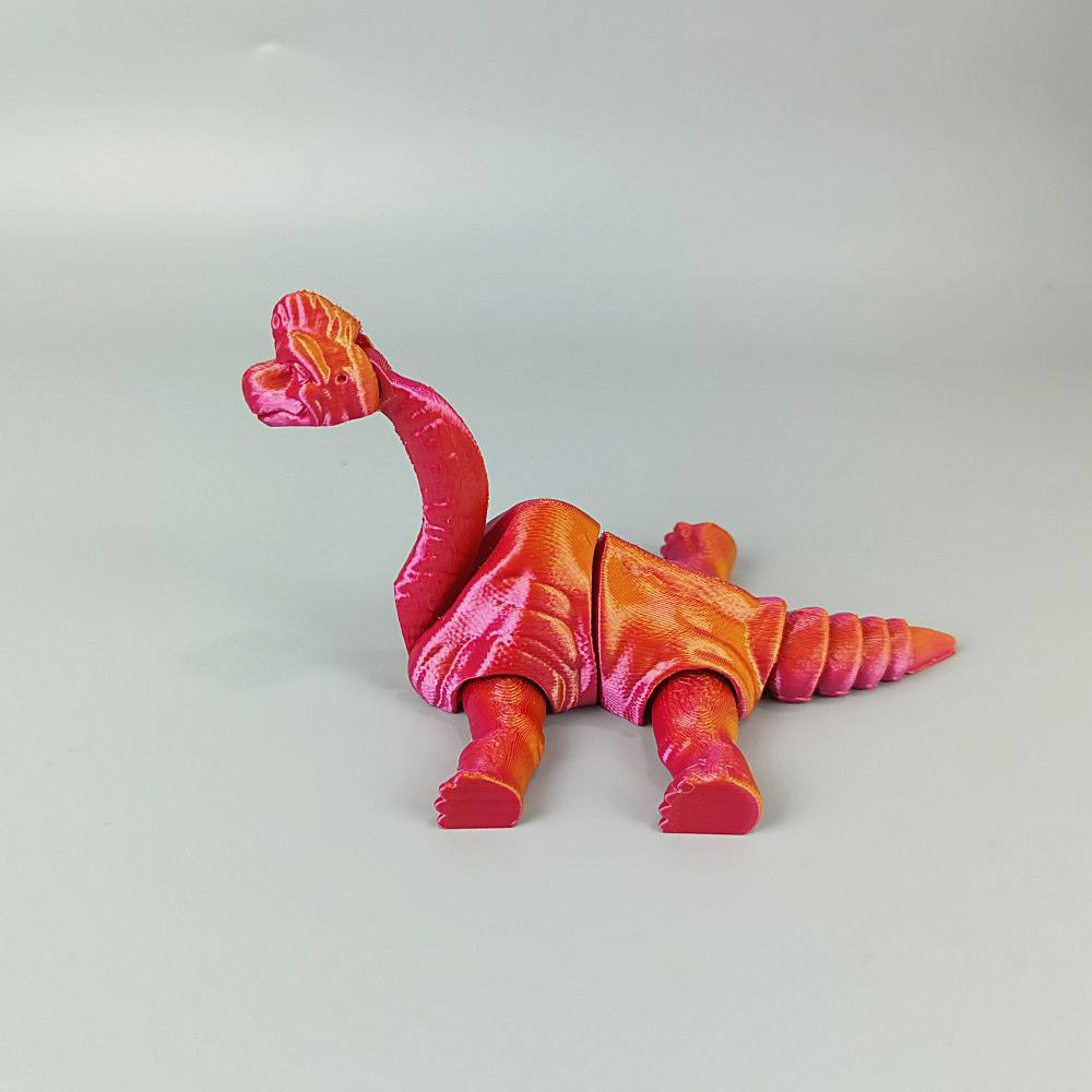 3D Printing Jurassic Tyrannosaurus Rex Triceratops Velociraptor Toy Simulation Dinosaur Animal Figure Joint Movable Boy Gift