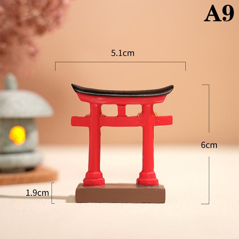 

Миниатюрные ворота Тории Японский синтоистский храм Азиатская архитектурная модель Украшение для бонсай-сада Украшение для аквариума Китайский декор