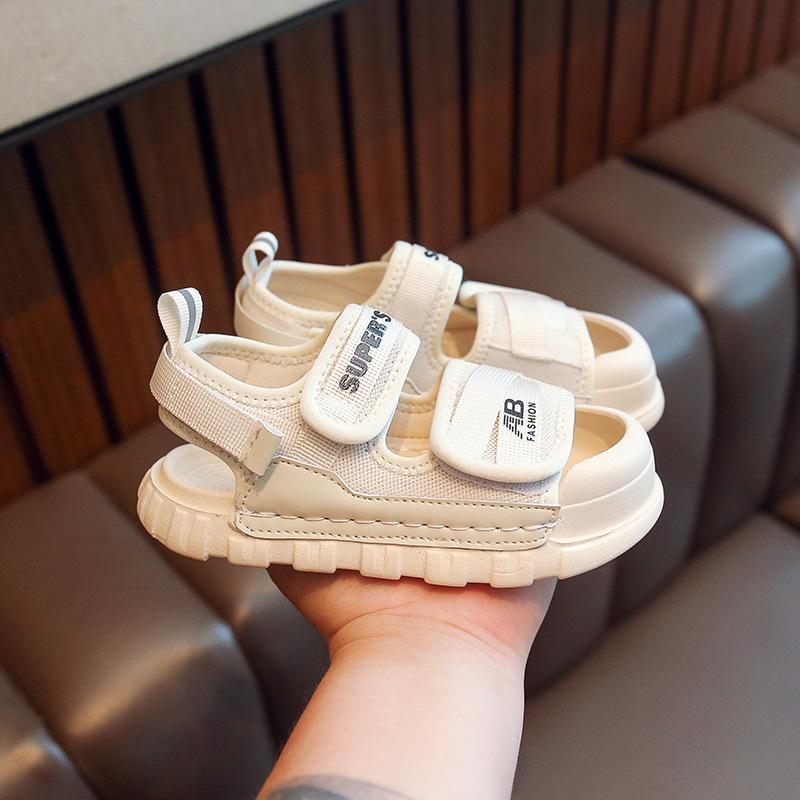 

Детские спортивные сандалии 2025 лето новые детские баотоу пляжные туфли мягкая подошва модные для девочек малышей детей среднего и старшего возраста 25 хаки