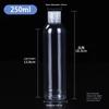 [Flip Cap] 5ml/10ml/15ml/30ml /50ml /100ml Empty Bottle Perfume Atomizer Transparent PET Plastic Bottles