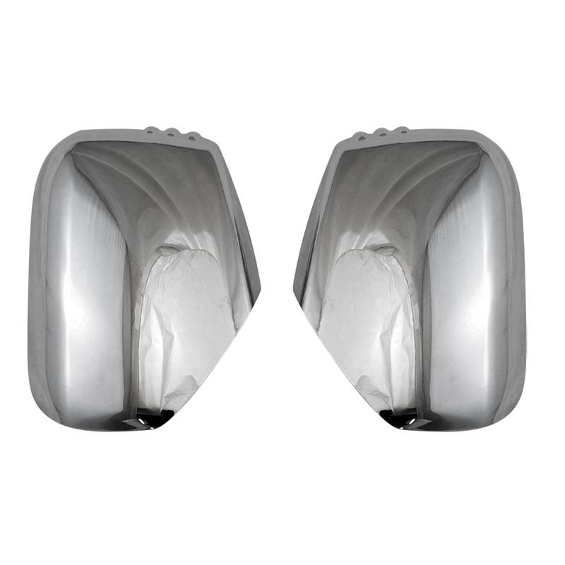 Car Door Rearview Mirror Cover Paste Type Door Wing Mirror Cap For Mitsubishi Triton L200 2005-2014 Pajero Sport 2011
