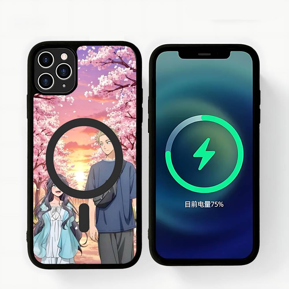 Anime Cute Kaoruko And Rintarou For Magsafe Magnetic Phone Case for iPhone 17 16 15 14 13 12 11 Plus Pro Max PC+TPU Cover