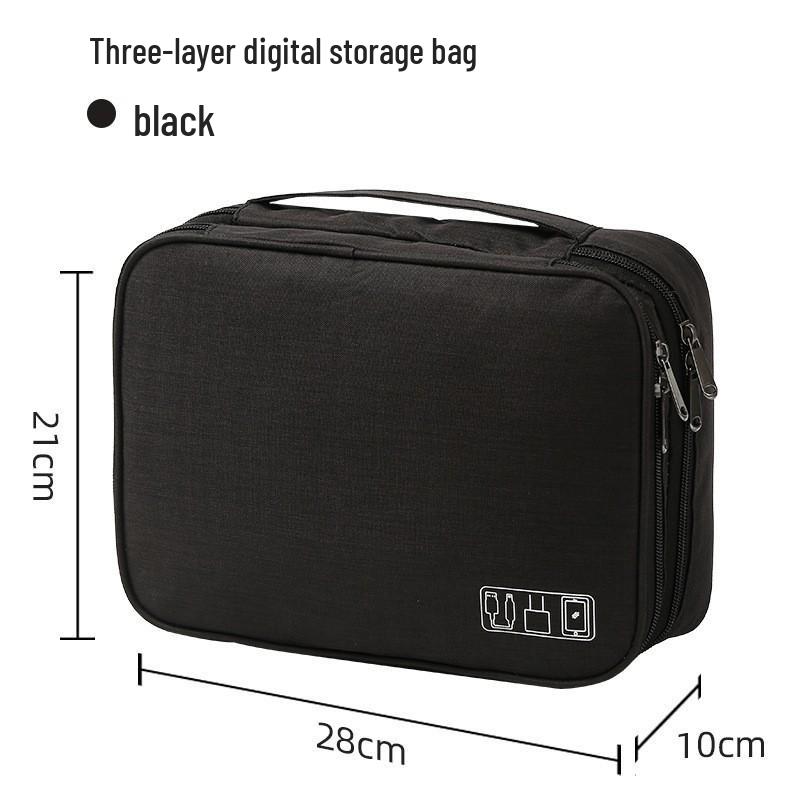 Portable Multi-Function Travel Digital Storage Bag for Cables, USB, Headphones, Charger, Mouse