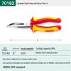 SATA 70111/70161 Insulated High-Voltage Flat, Round, and Bent-Nose Pliers for Electricians