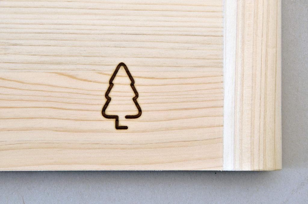 Sakai Sangyo Hinoki Floating Double-Sided Cutting Board (33.5cm) - Cooking Utensil, Hinoki Wood, Kitchenware, Clean, Does Not Stick To Countertop, Usa