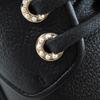Excellent CHANEL Short Boots Black Leather Women 36 20B G36416 Used
