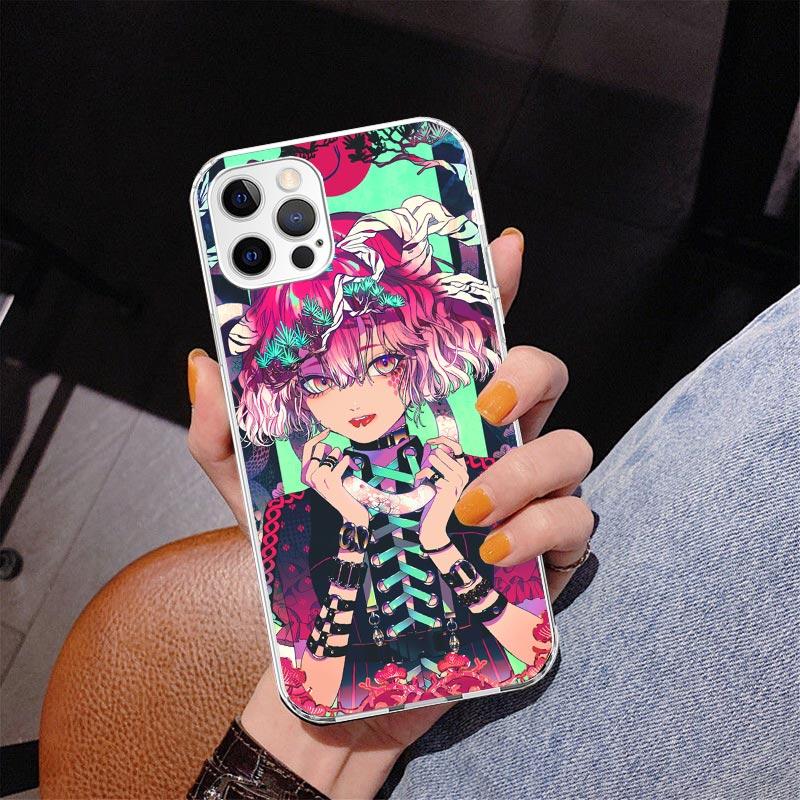 Japanese Style Anime Girl Phone Case For iPhone 17 Air 16 Pro Max 16E 15 + 14 Plus 11 12 13 Mini 7 8 SE Gift Print Cover Fundas