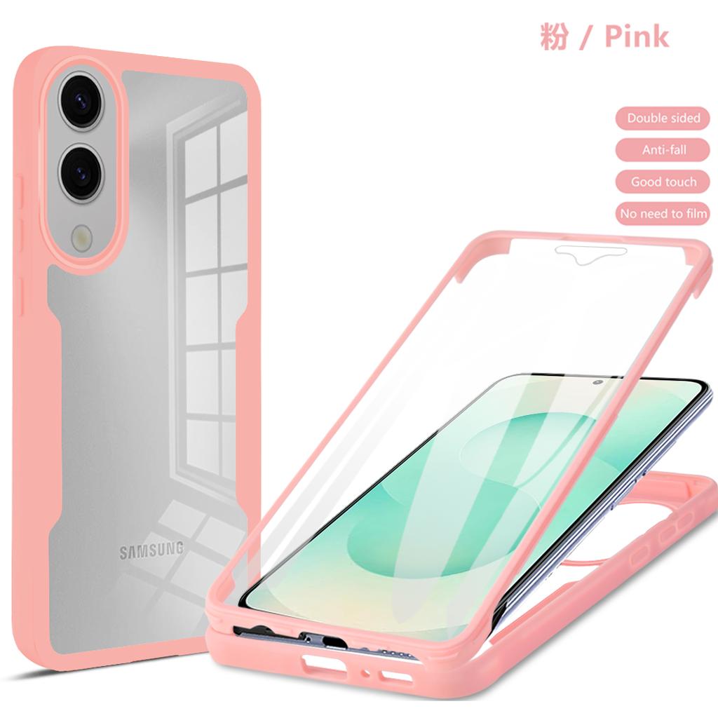 Full Body Protection Shockproof Case for Samsung Galaxy S25 Edge S24 Ultra S23 FE Plus Protective Cover Clear Fundas Coque Capa