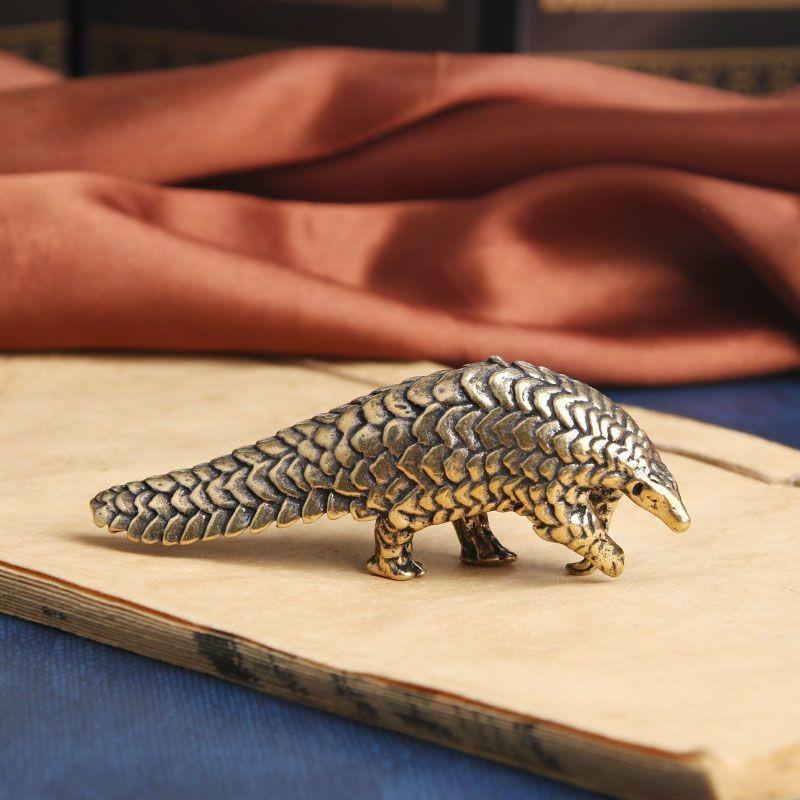 

Solid Brass Animal Tabletop Ornament One Size жовтий