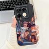 For Infinix Note 40 X6853 / Note 40 Pro 4G 5G / Note 40 Pro+ Plus Case Cover Liquid Silicone Soft TPU Cool Style Cartoon Fundas