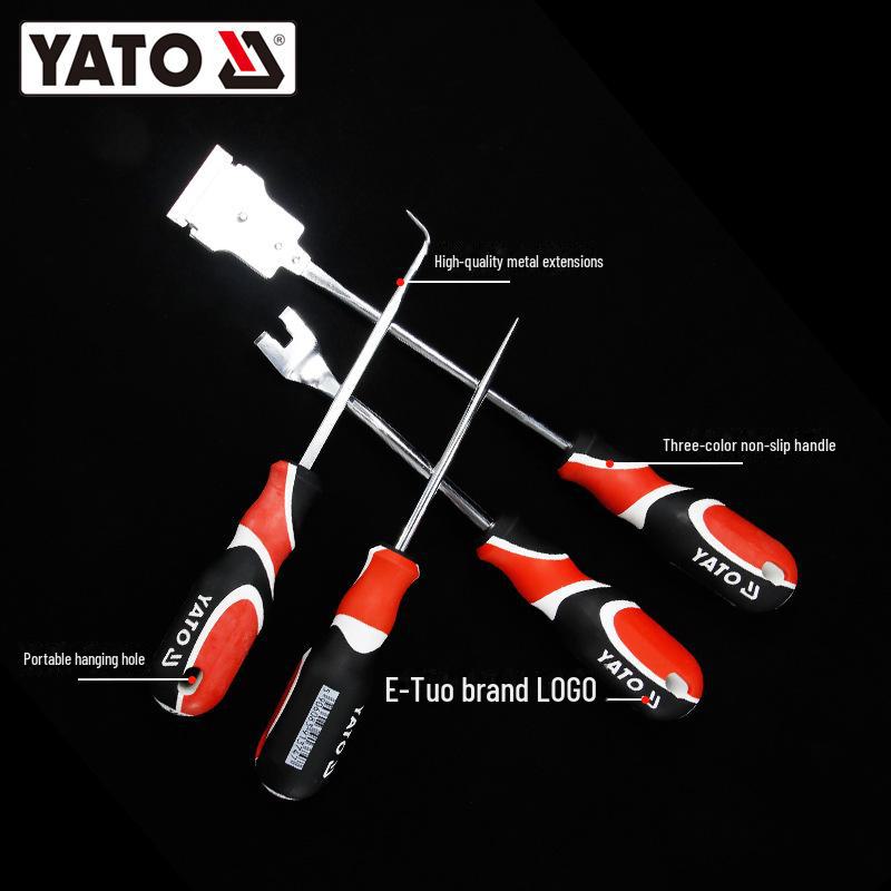 YATO Oil Seal Tool: Screwdriver Hook for Toner Cartridge Gasket Replacement and Powder Refills.