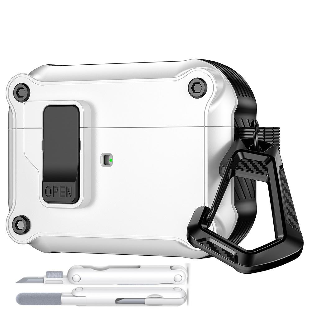 for AirPods Pro 3 Earphone Case with Secure Lock Design Protective Case Cover for Airpods Pro 3 Gen with Cleaning Pen & Keychain