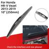 For Honda HR-V Vezel 2013- Front Rear Wiper Blades Brushes Cutter Accessories J Hook 2013 2014 2015 2016 2017 2018