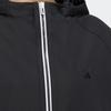 Adidas Focus Woven Jacket With Embroidered Logo And Stripes Women Outerwear Black HY2811