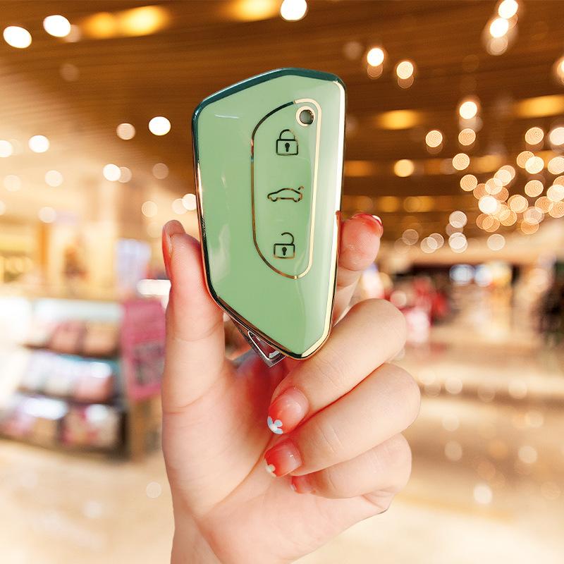 Applicable to Volkswagen Lingdu L Golf 8 Key Set CC Touon x Car id3 id4 id6 Landscape Exploration Yue Tour Shell