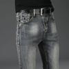 Men's Micro Flare Denim Trousers Retro Nostalgic Denim FIared Trousers Men's Designer Classic Jeans Jeans Men