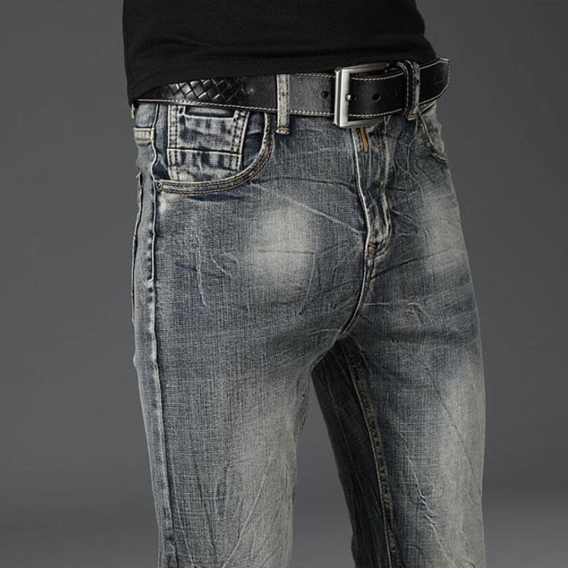 Men's Micro Flare Denim Trousers Retro Nostalgic Denim FIared Trousers Men's Designer Classic Jeans Jeans Men