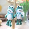 Adorable Long-legged Frog Plush Toy Keychain Soft And Cuddly Animal Accessory