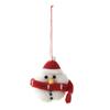 Decorative Charms for Christmas Wreaths Felt Ornament, Handmade Wool Santa Claus, Elf, Snowman Craft Gifts Hanging Decor, Cute Tree