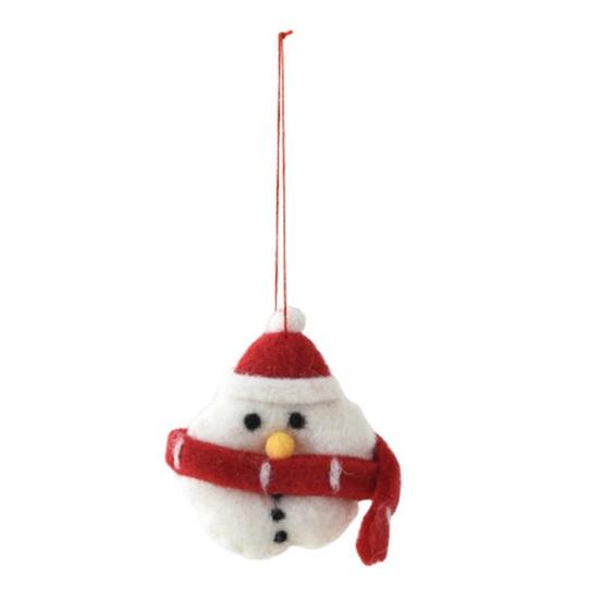 Decorative Charms for Christmas Wreaths Felt Ornament, Handmade Wool Santa Claus, Elf, Snowman Craft Gifts Hanging Decor, Cute Tree
