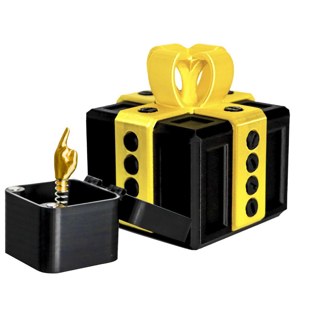 3D Baskılı Sinir Bozucu Hediye Kutusu - Yeni Tarz Oyuncak Sürprizi