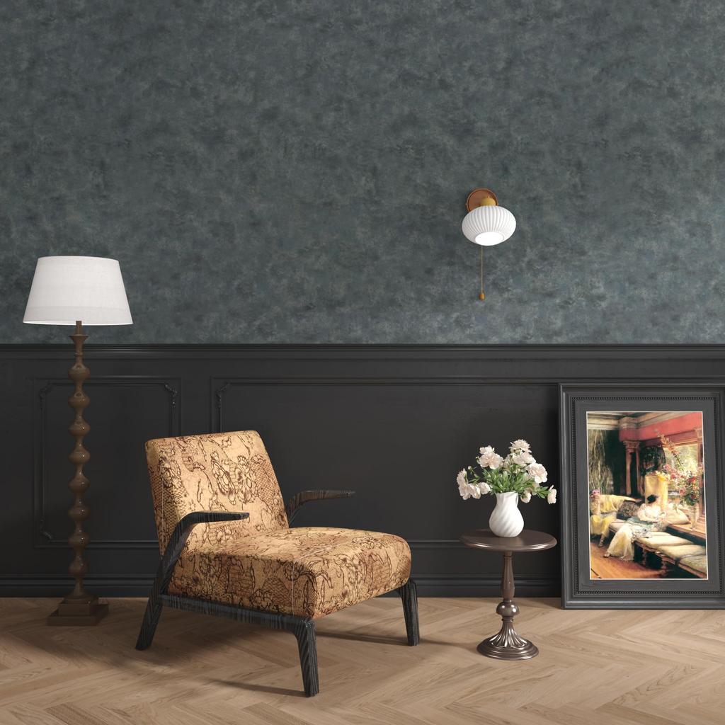 Boobest Wallpaper 40cm Wide X 3m Space Marble Stylish Wallpaper for and Rental Properties Blue-Green Stickers, Long, Color, Sheet, Peelable,