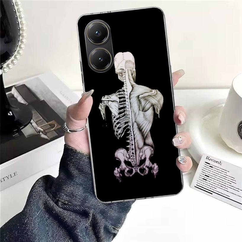 

Autumu X Ray Hand Bones Soft Phone Case For Xiaomi Redmi 15C 15 13C 13 Poco X5 X6 X7 F7 Ultra M7 12C 12 10 10C 9C 9A 9T 9 Fundas Redmi 12C