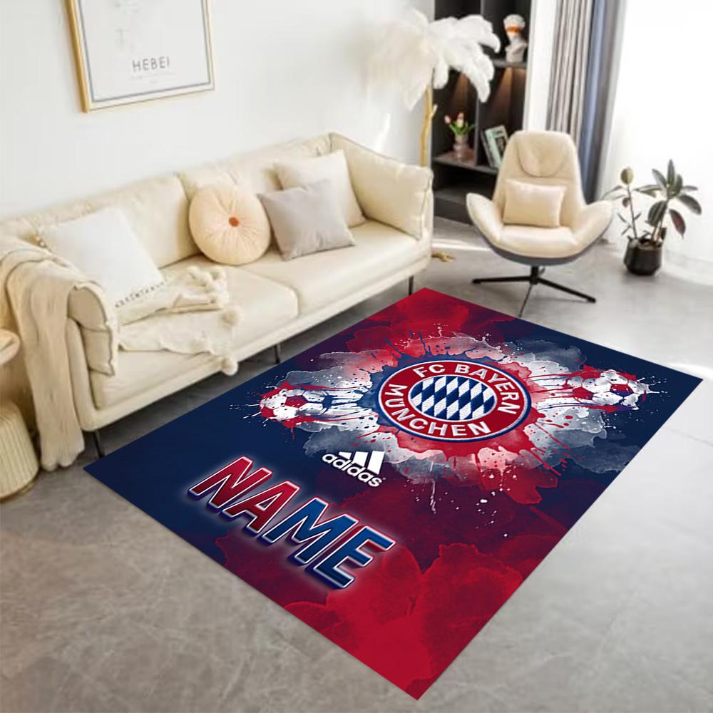 Bayern Munich Champions Floor Rug Office Rug Perfect for Entryway Study Room Decorate Room Dining Room Antislip Carpet Office Home Decor