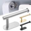 Modern No Drilling Stainless Steel Wall Mount Bathroom Accessories Toilet Roll Holder Toilet Paper Holder Storage Rack