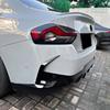 Für BMW 2er G42 M Sport + Auto Heckstoßstange Zierleiste Lippe Spoiler Aufkleber Kotflügel Canards Lufteinlassabdeckung Zierleisten Zubehör