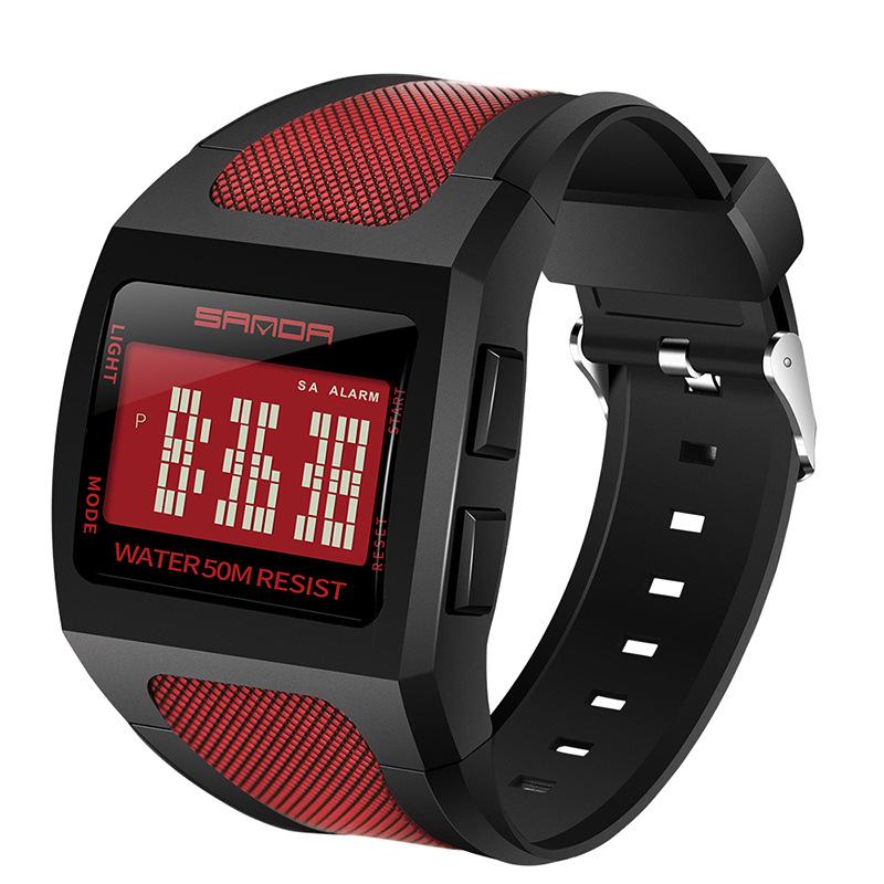 

SANDA 222 Men s Outdoor Sports Digital Waterproof Square Watch