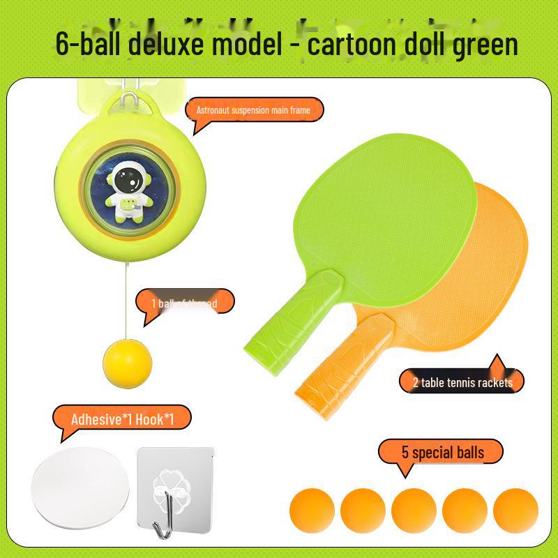 

Подвесной тренажер для настольного тенниса с тематикой космонавтов для игр родителей и детей в помещении.