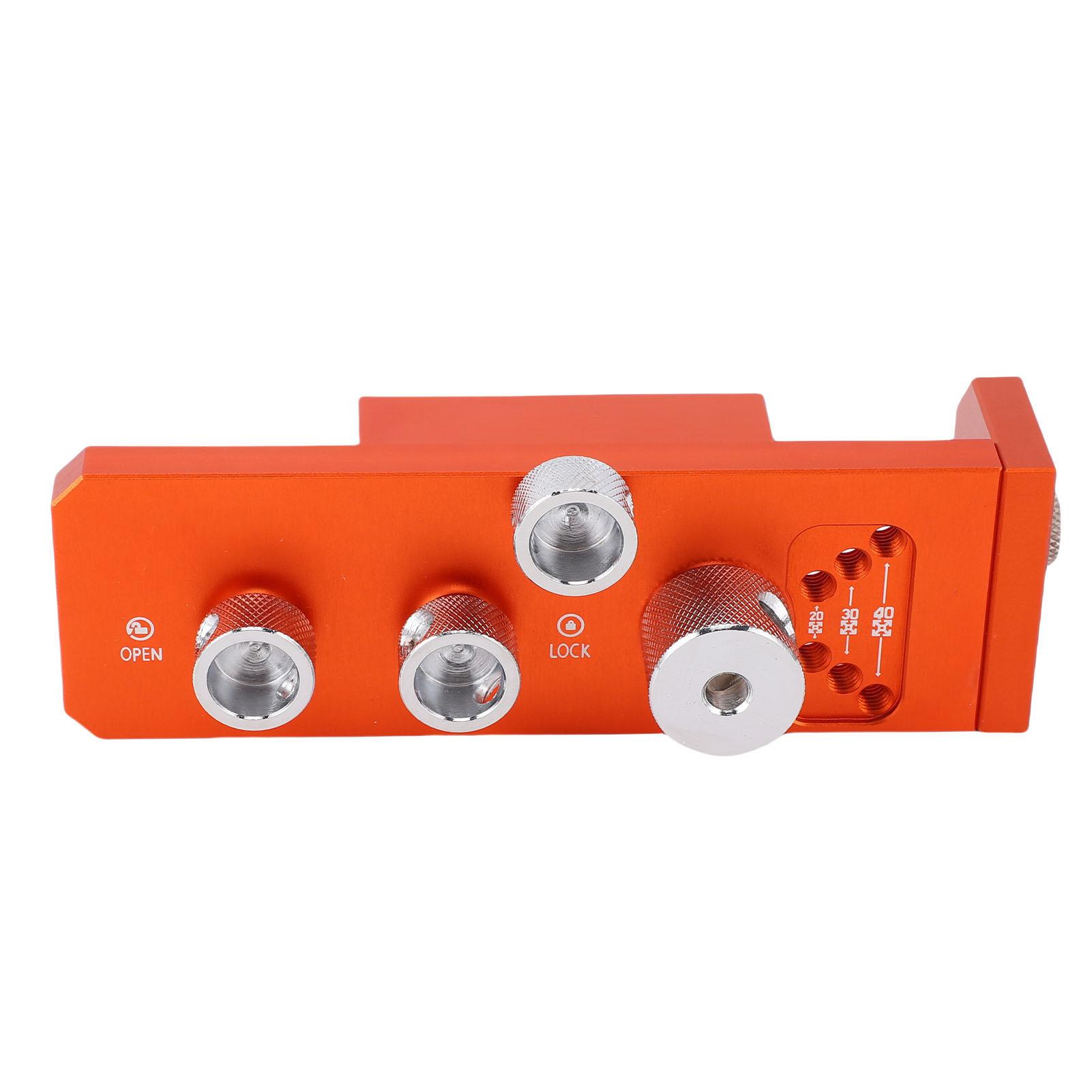 

Aluminum Drill Punch Locator for 20 30 40 Series Drilling Jig Punching Auxiliary Tool with Storage Bag