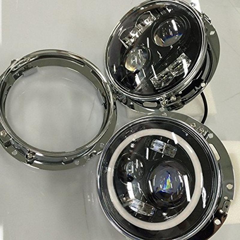 7 Zoll Runder LED-Scheinwerfer Montagehalterung Ring für Auto Jeep Wrangler JK Suzuki Samurai für Harley Motorrad 7" Halterung