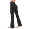 High-Waist Hip-Lifting Flared Yoga Pants with Pockets