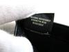 Authentic FENDI Zucca Gray Fabric Black Leather Bifold Wallet Diagonal Wallet #9973  Open Box