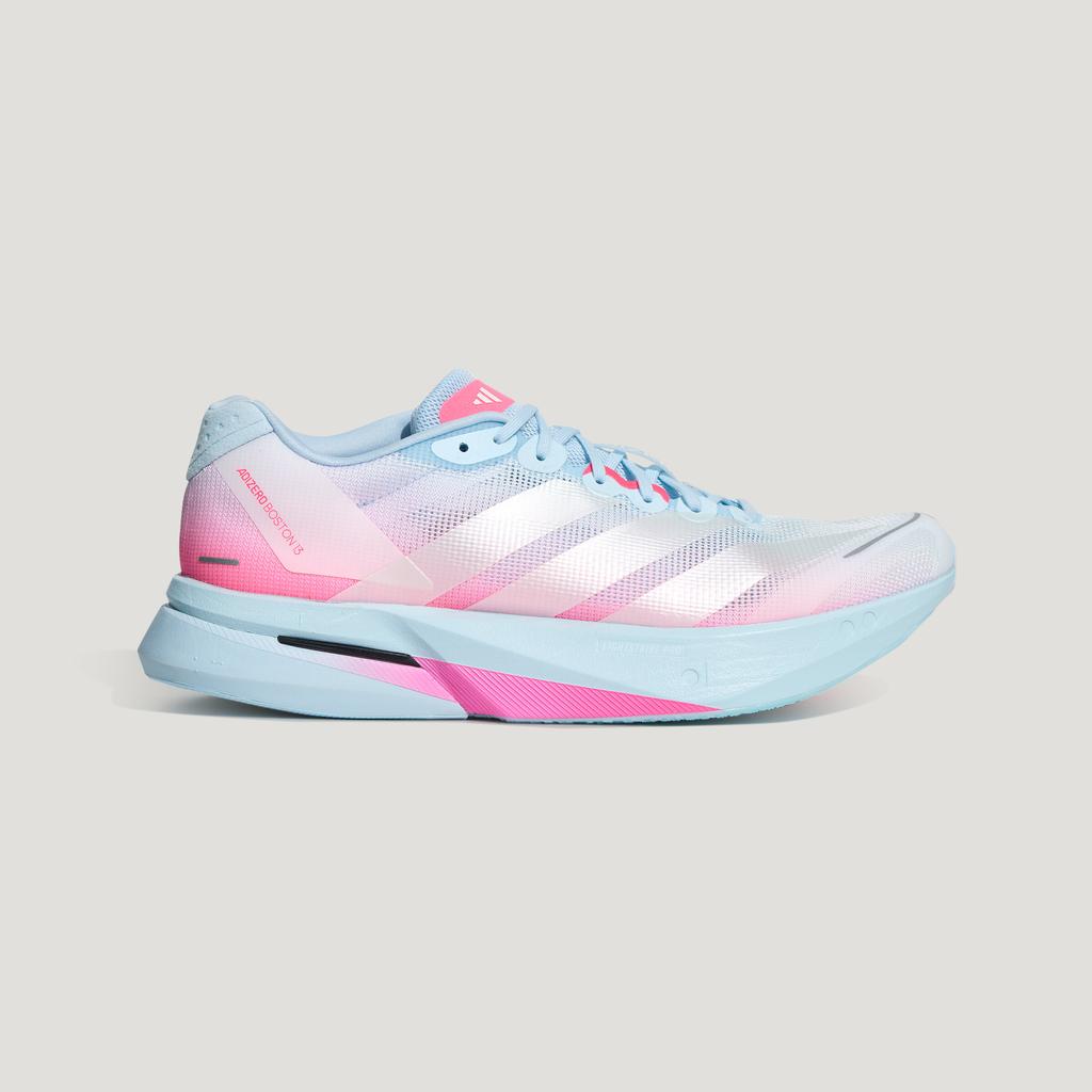 Adidas Adizero Boston 13 Running Shoes Unisex Snow Crystal Blue/White