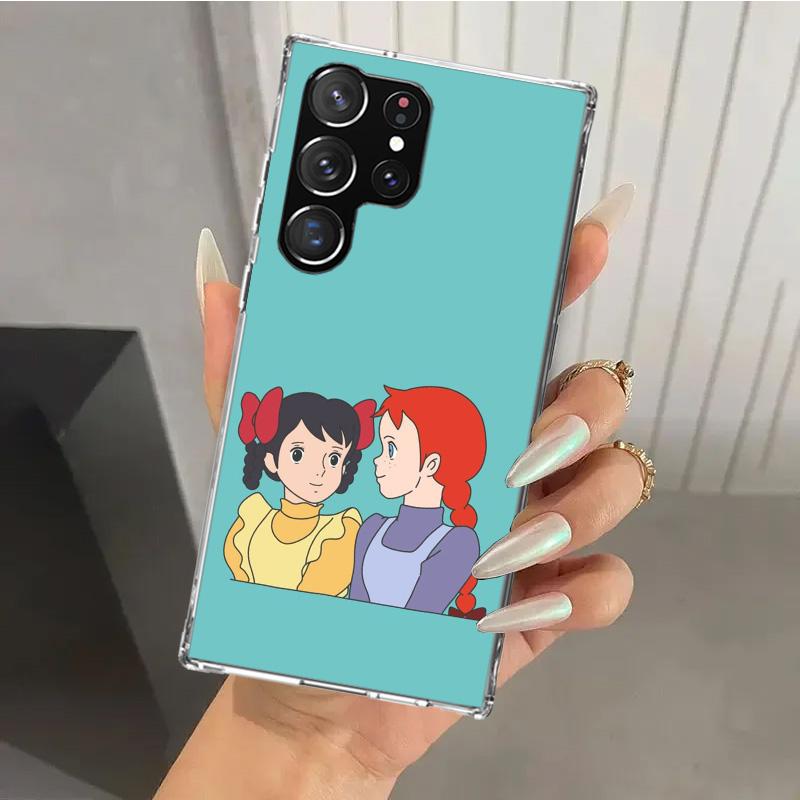A-Anne Of Green Gables Shirley Phone Case for Samsung Galaxy S26 S24 S23 Ultra S25 Edge S22 S21 Plus S20 FE + Soft Print Shell F