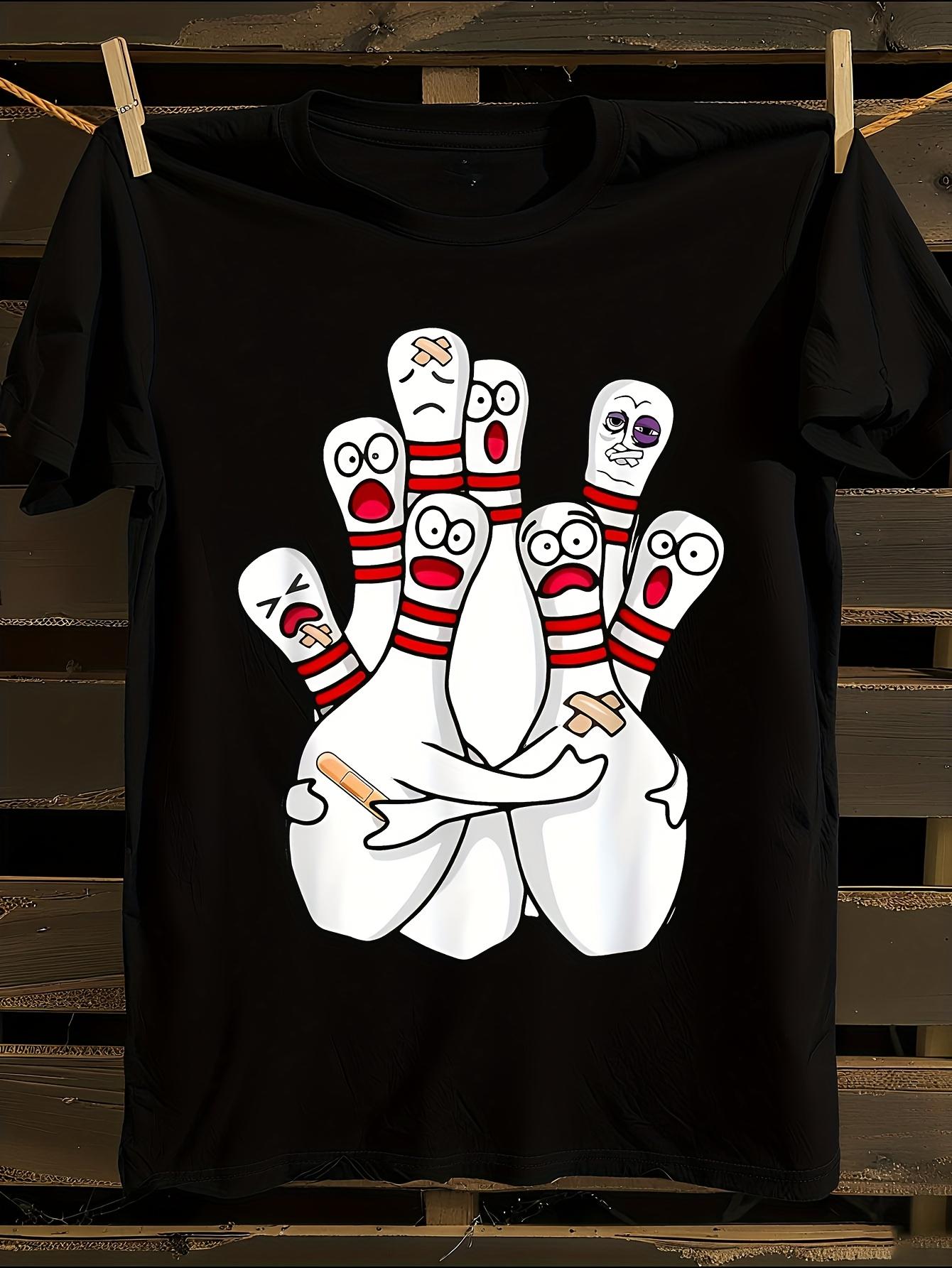 s Funny Bowling Pin Tshirt XXXL