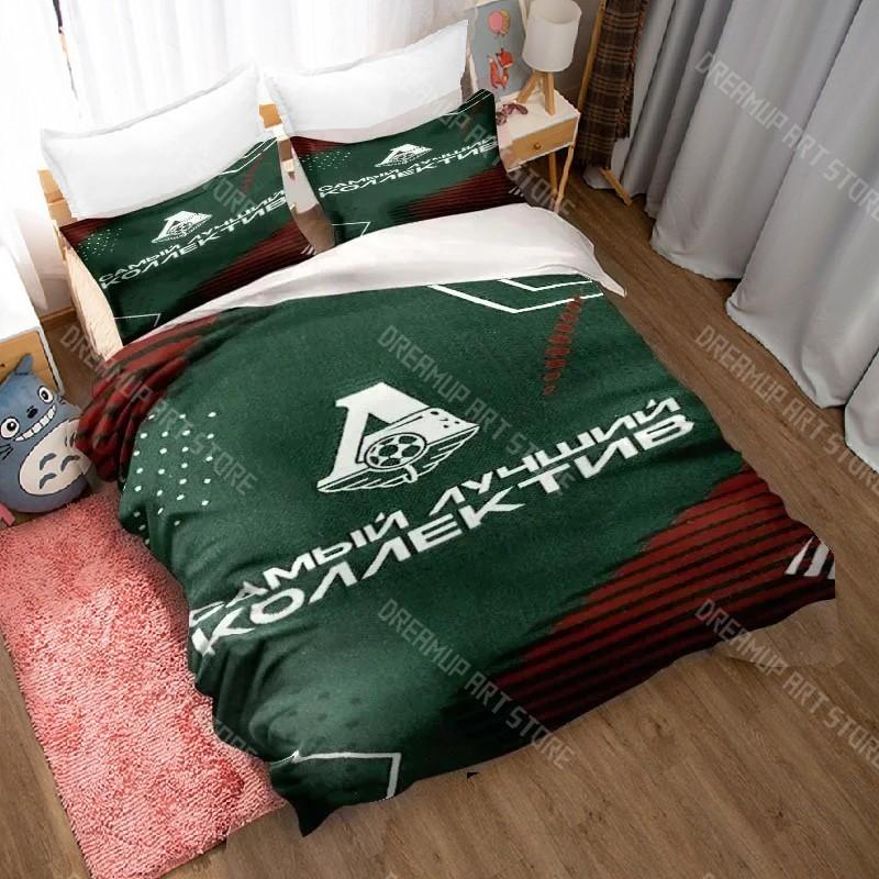 3D Print Lokomotiv Moscow Bedding Set Twin Queen King Full Size Duvet Cover Pillowcase Bed boys girls Adult Home Textiles